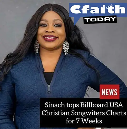 Sinach makes history. – Becomes First African To Top Billboard