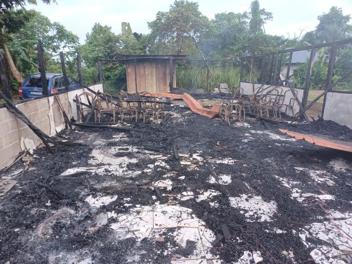 A Guyana, French Pastor killed and his church burnt down 1