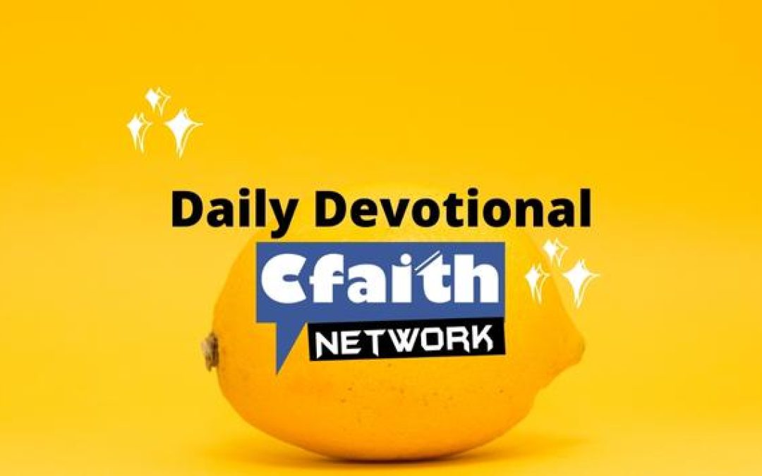 Cfaith Devotional – The Anointing Still Works
